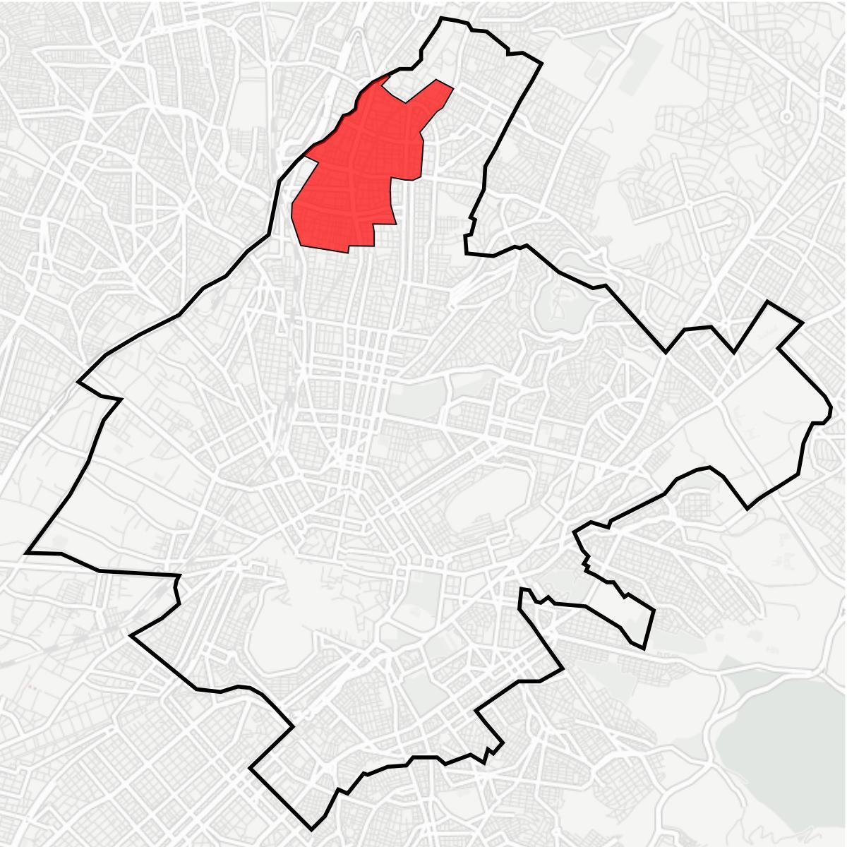 mapa de patisia Atenas